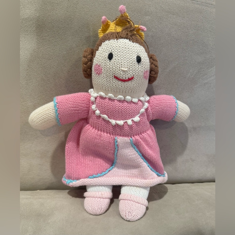 Zubels Pink Princess Cotton Knit‎ Doll